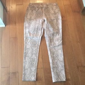 Boston proper pants, size 2, snake skin!